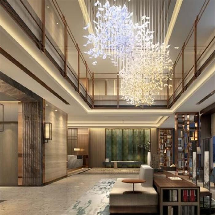 酒店燈飾燈具_(dá)大堂燈飾定制什么價格【孫氏照明】